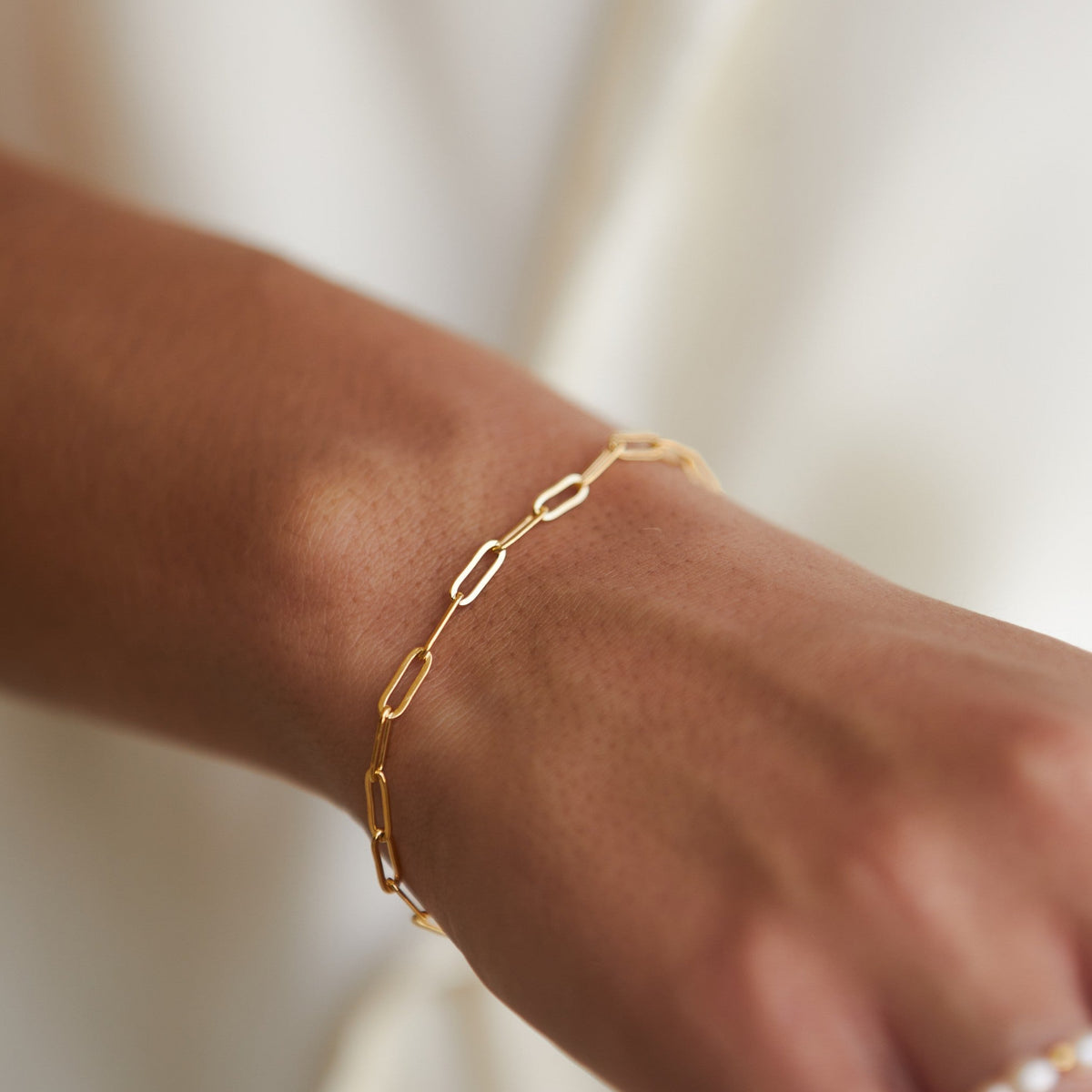 Nova Paperclip Link Bracelet - Waterproof Everyday Layering Chain