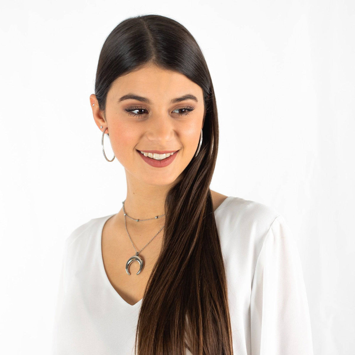 Blythora - Elegant Large Hoop Earrings