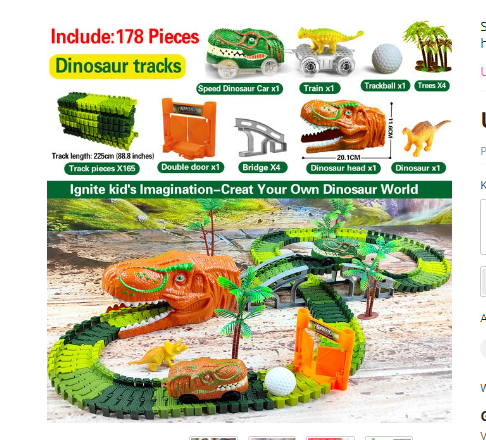 DinoExpress - Adventure Train Playset for Kids