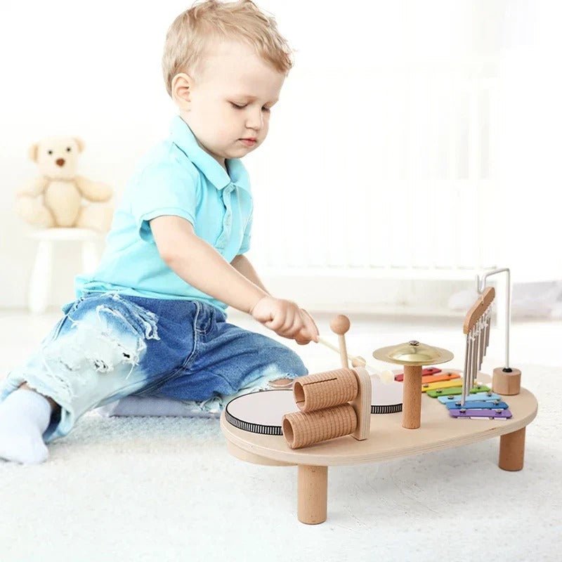 MiniMaestro Set - Wooden Musical Toy for Babies and Toddlers