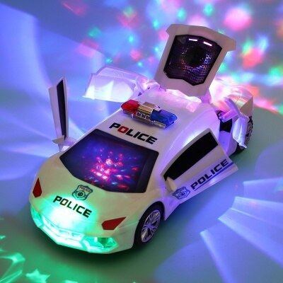 SpeedGlider - Police Car Toy with Lights and Sound