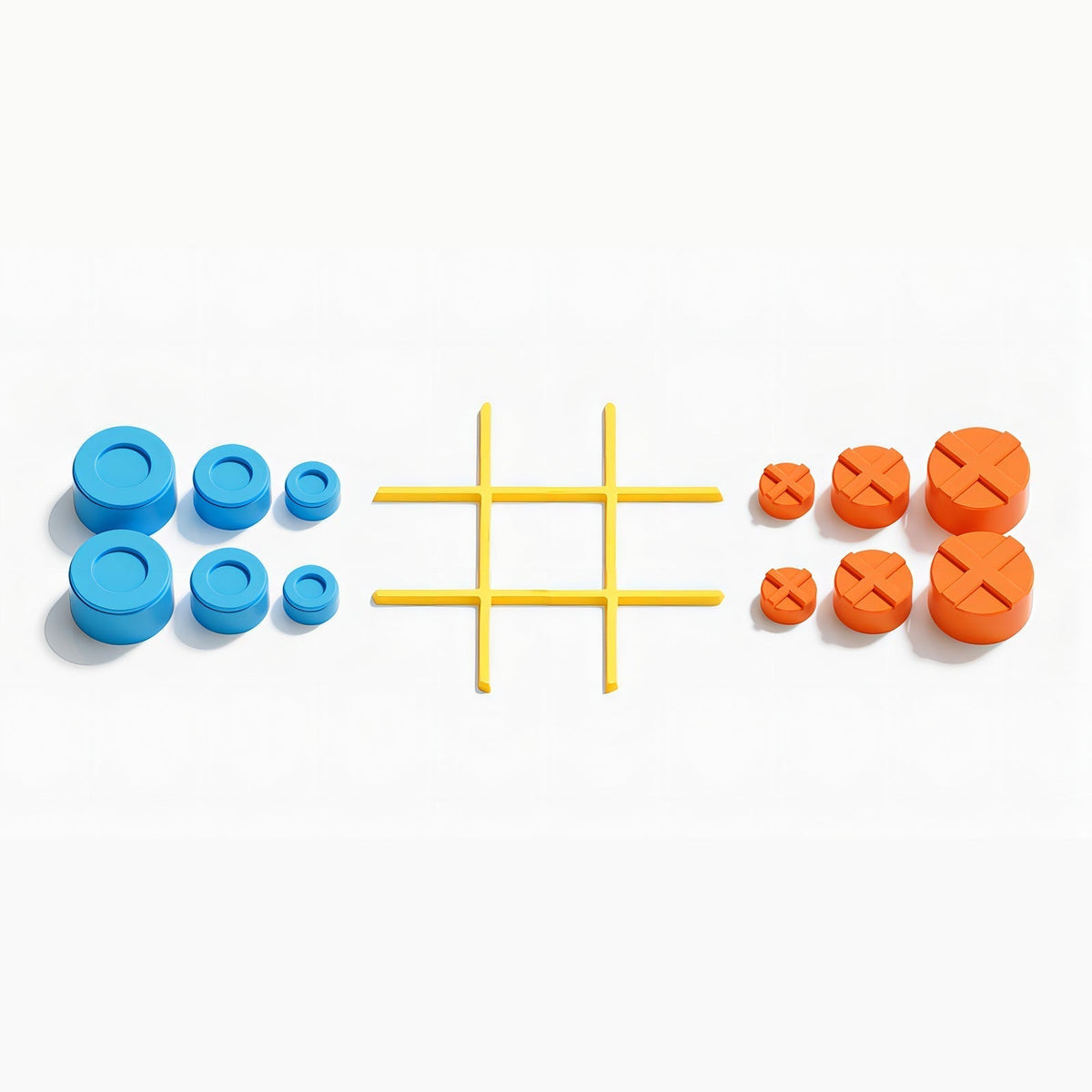 GameMaster - The Ultimate Tic Tac Toe Play Set for Family Game Night