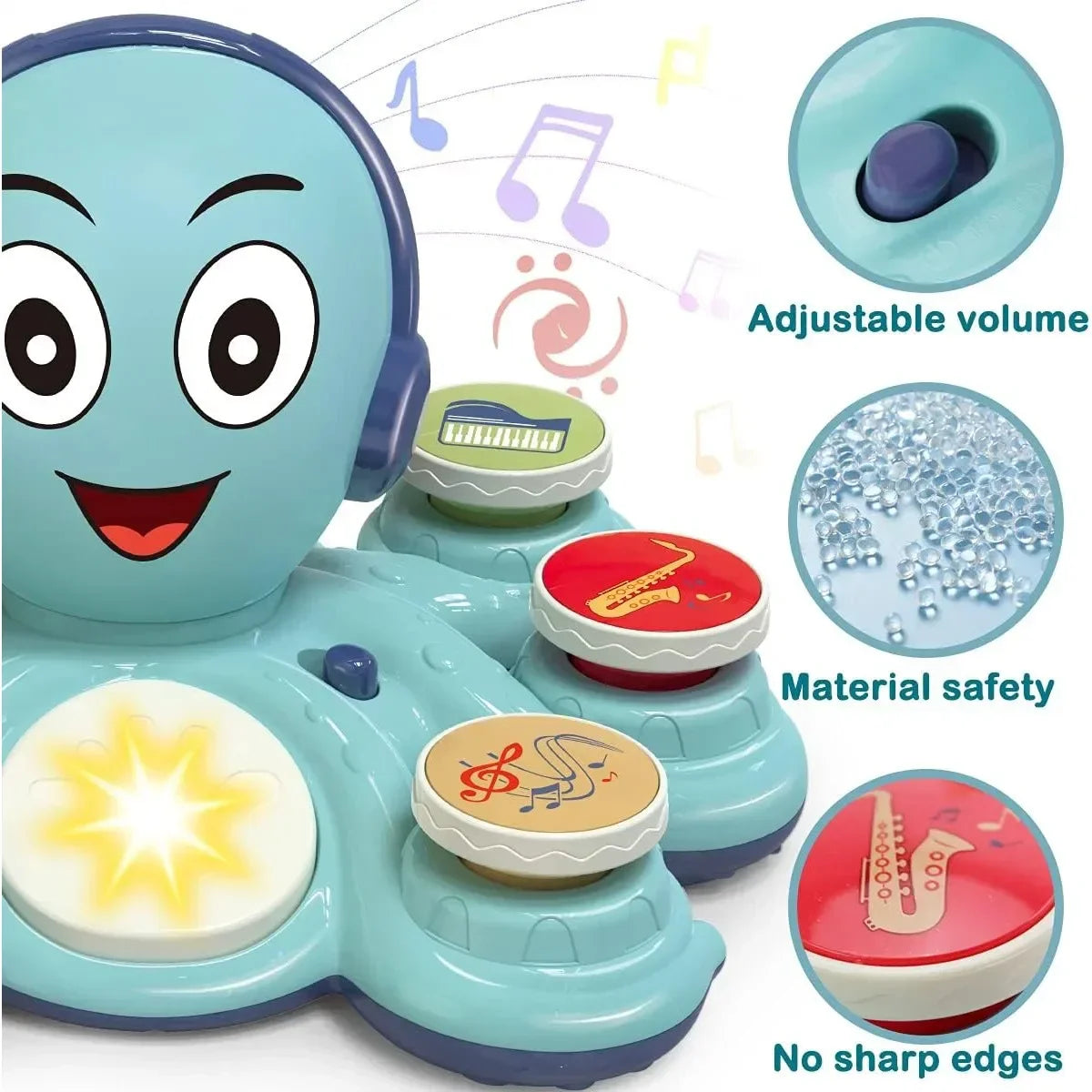OctoJam - Interactive Musical Toy for Toddlers