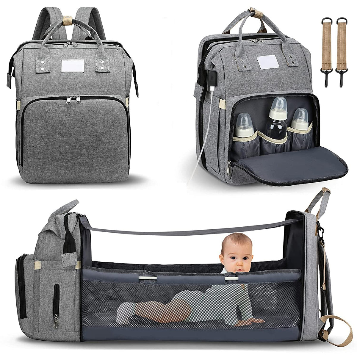 Micove - All-In-One Baby Diaper Travel Bag