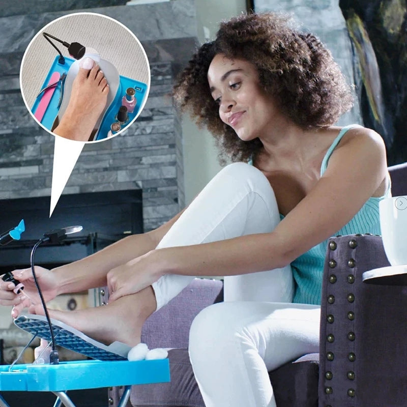 Glesmoor - Foldable LED Pedicure Stool