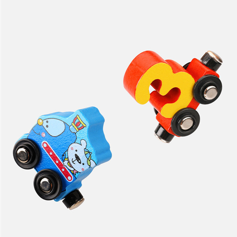 Gronavex - Educational Wooden Train Toy for Kids