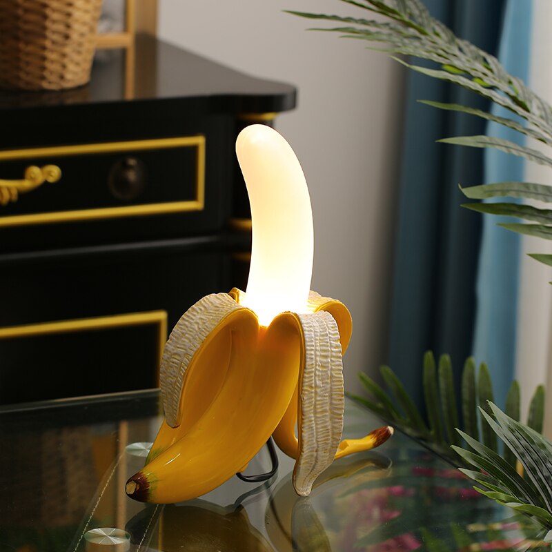 Banana Lights Table Lamp - Elegant Art Deco Accent Light