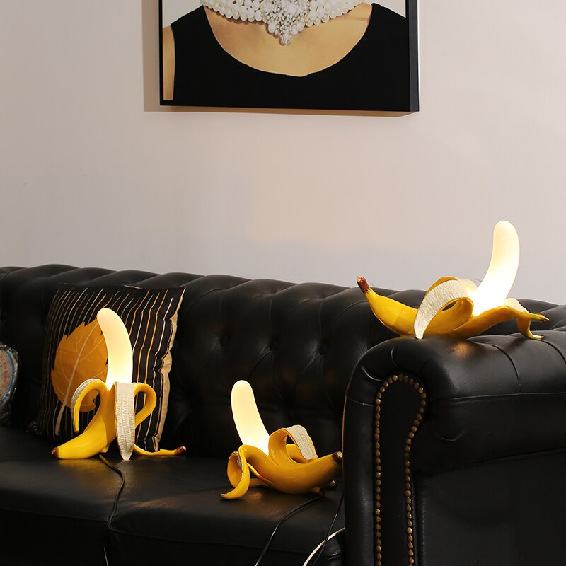 Banana Lights Table Lamp - Elegant Art Deco Accent Light