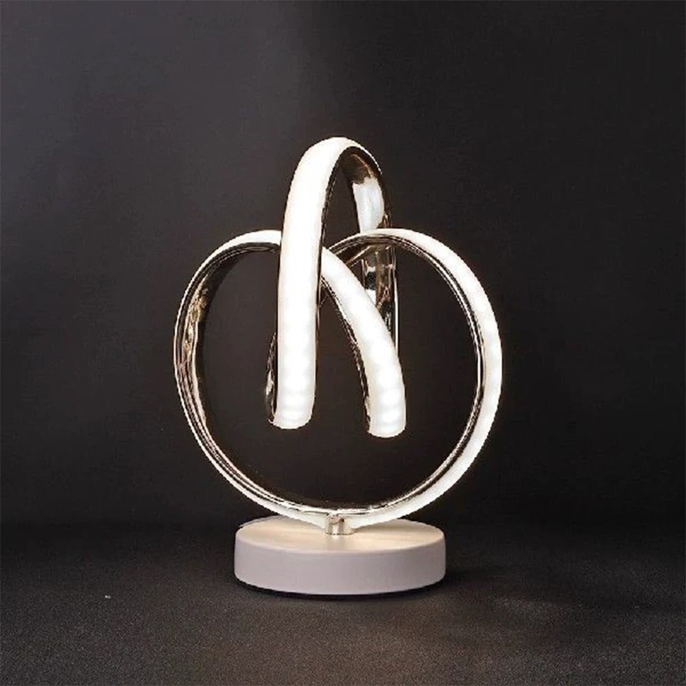 Luminare - Curved LED Table Lamp USB Port