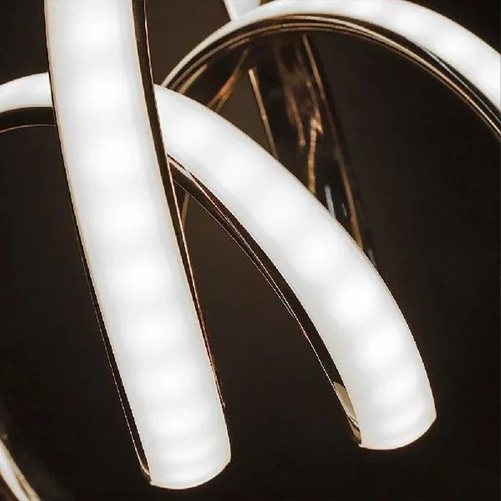 Luminare - Curved LED Table Lamp USB Port