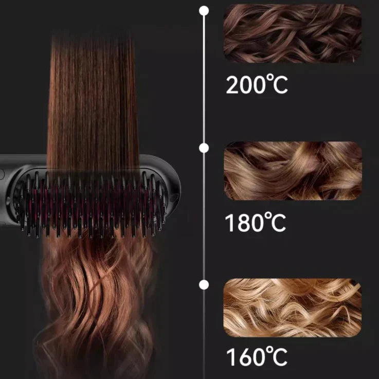 Tima Brush - Cordless Rechargeable Straightening Brush