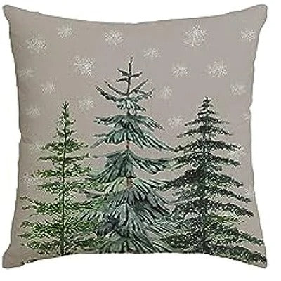 Rondura - Cozy Winter Tree Print Cushion Cover