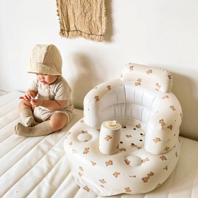 TeddySeat - Plush Inflatable Support Seat for Baby