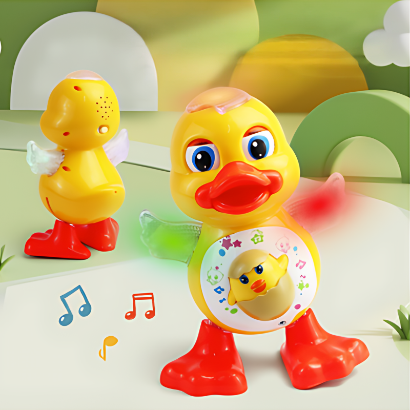 DiscoDuck - Dancing LED Light-Up Duck Toy for Kids