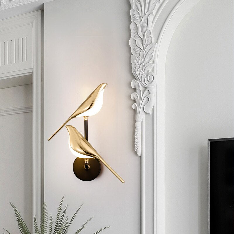 LarkPerch - LED Bird Silhouette Wall Lamp