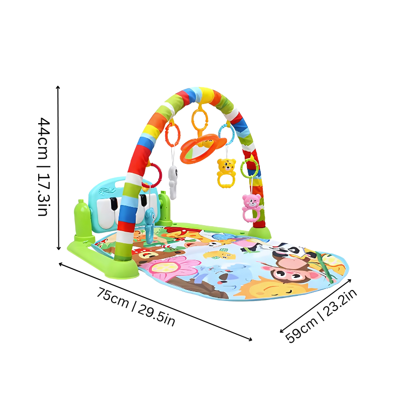 MelodyPlay - A Musical Activity Mat for Baby's Sensory and Motor Development