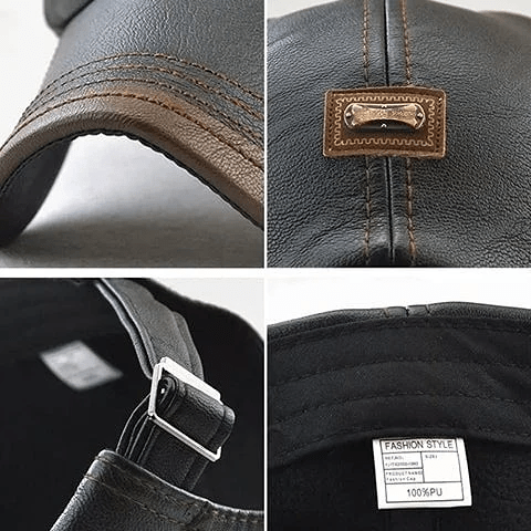LuxeStyle Beret - Timeless Elegance in Leather