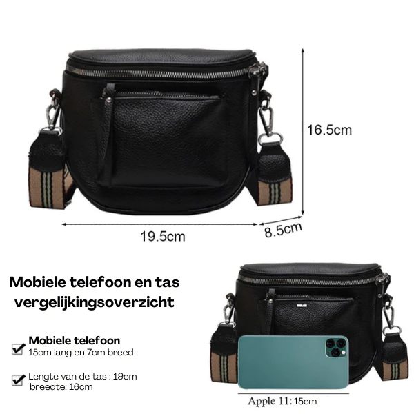 ClassicElegance Crossbody Bag - Timeless Design and Effortless Comfort