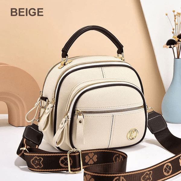 TimelessCharm - Elegant Leather Crossbody Bag for Everyday Wear