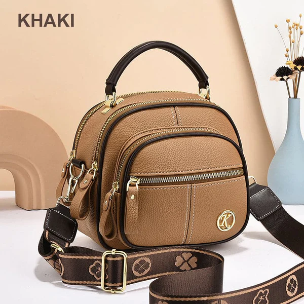 TimelessCharm - Elegant Leather Crossbody Bag for Everyday Wear