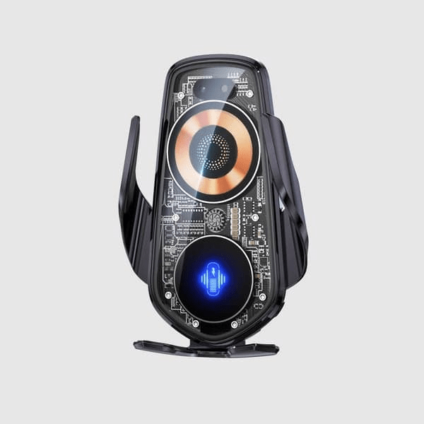 QuickCharge Holder - Self-Clamping Wireless Car Charger Mount