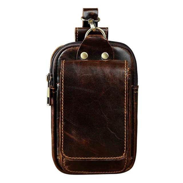 EliteGuard - Premium Leather Waist Bag for Men