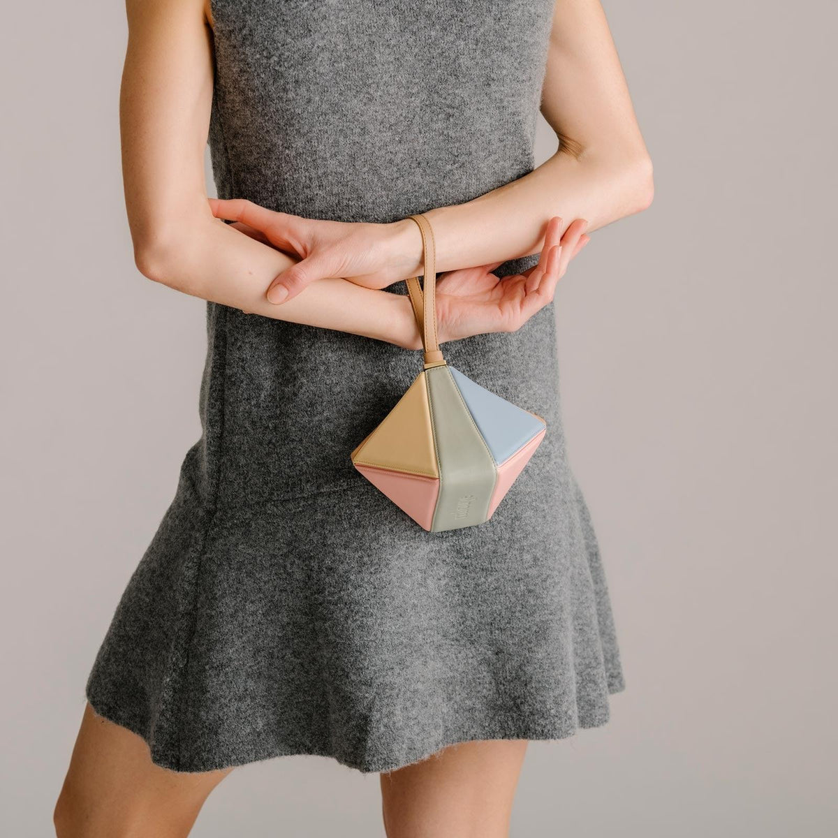 LuxeHarmony Mini Bag - A Compact Leather Accessory with Timeless Elegance