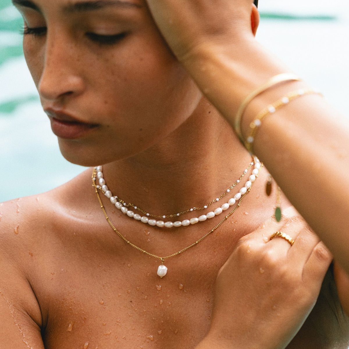 Amélie Freshwater Pearl Choker - Timeless Everyday Elegance