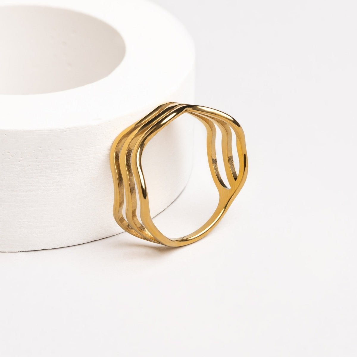 Cortide - Ocean Wave Ring for Everyday Elegance