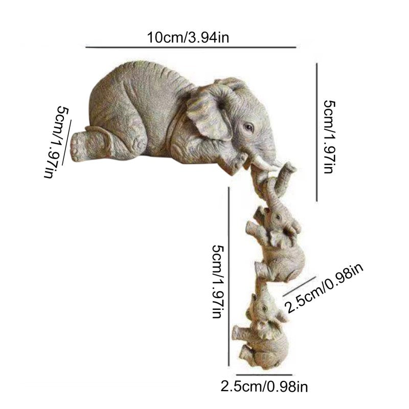 ElephantCharm Decor - Unique Elephant Figurine for Your Home