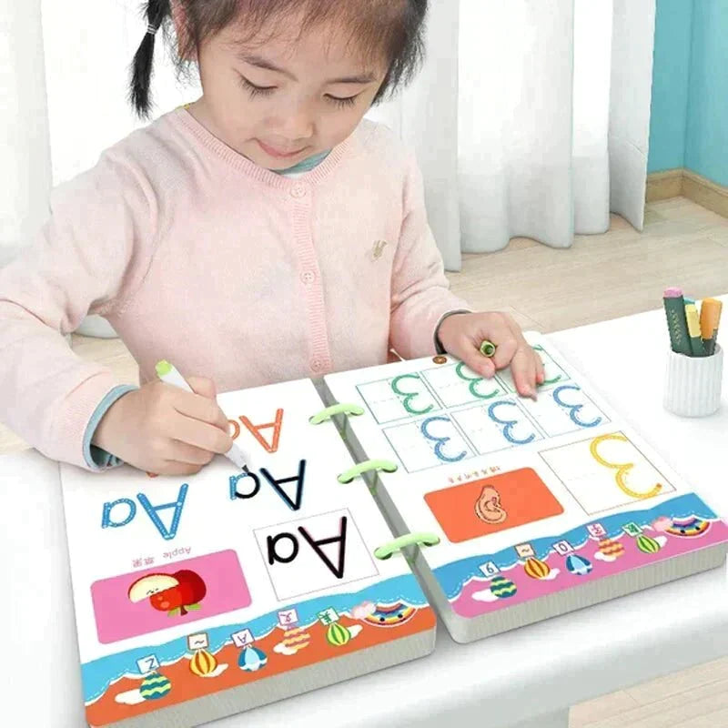 Pembra Reach - Reusable Writing Practice Workbook For Kids