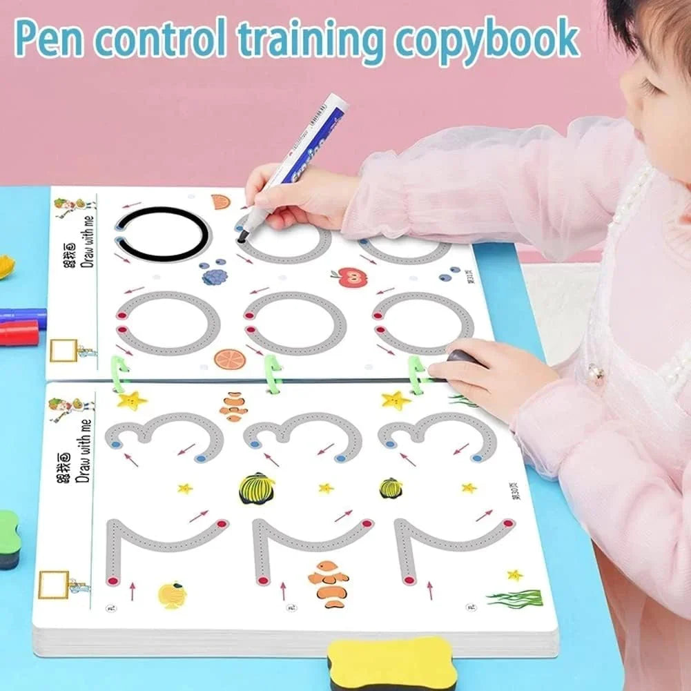 Pembra Reach - Reusable Writing Practice Workbook For Kids