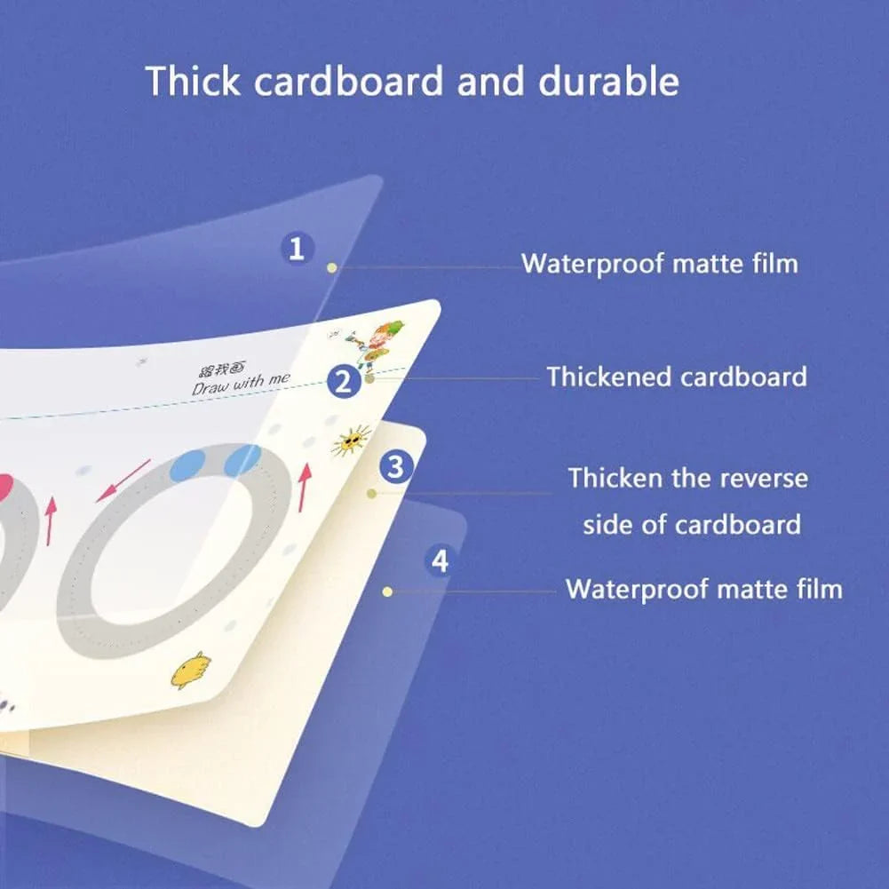 Pembra Reach - Reusable Writing Practice Workbook For Kids