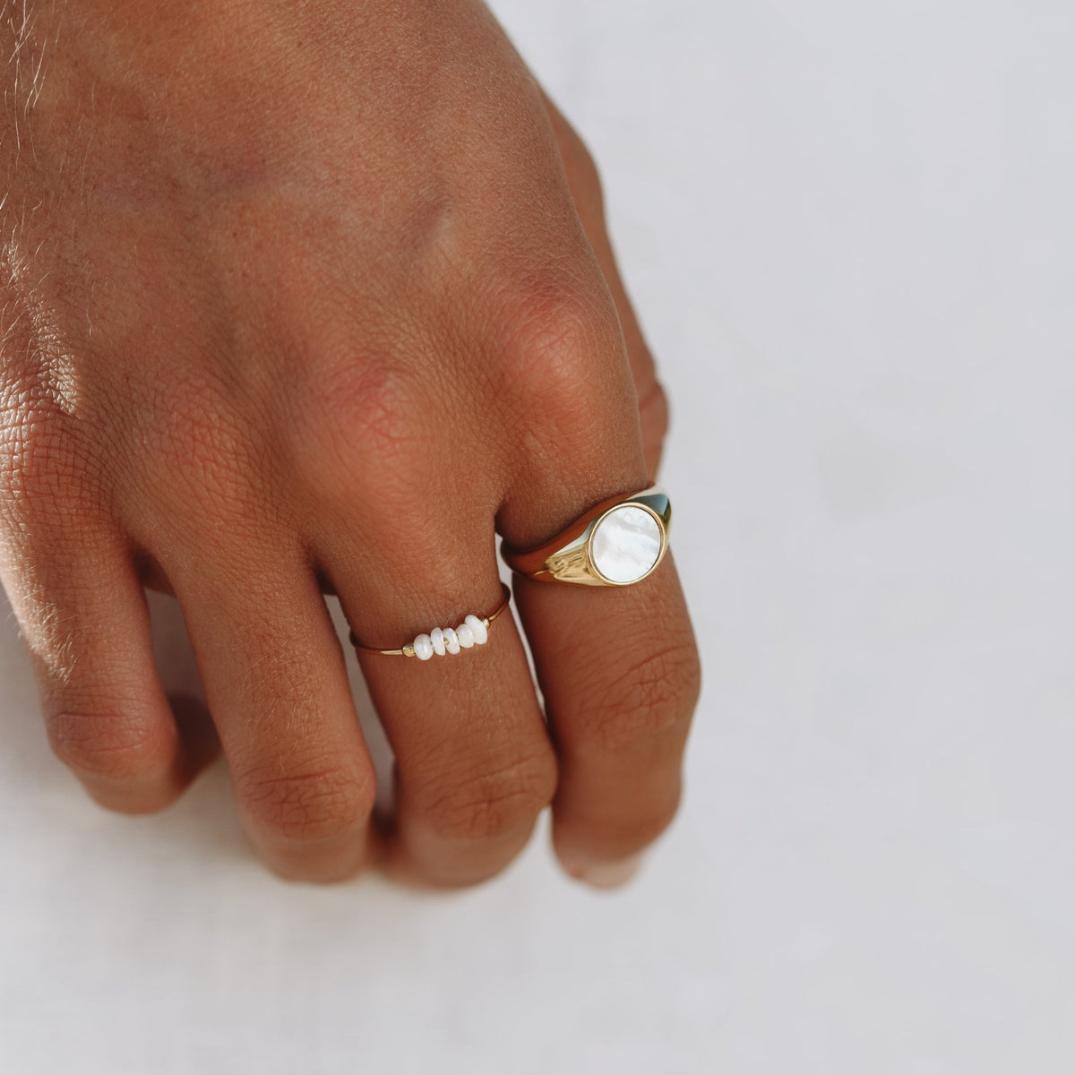 Isolde Mini Pearl Ring - Effortless Elegance for Everyday Wear