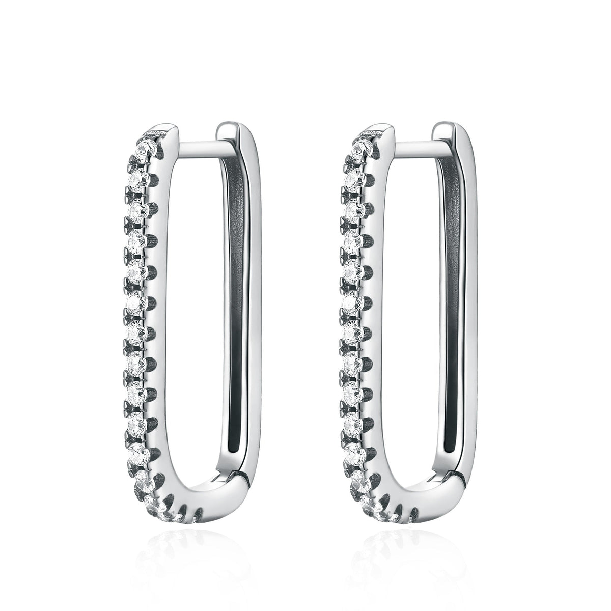 Inez - Vertical Zirconia Earrings for Radiant Everyday Elegance