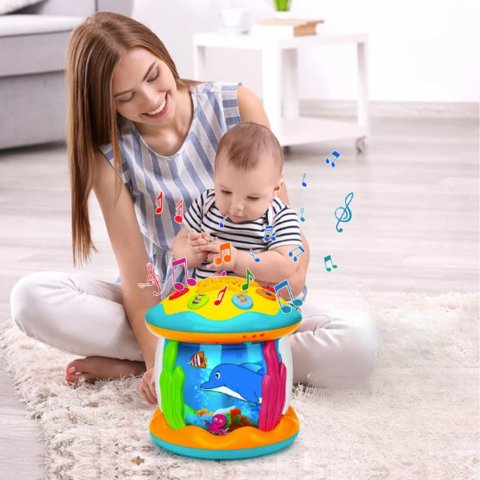 TwinkleDrum - Light-Up Baby Drum for Sensory Play