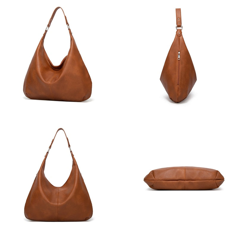 LeatherEase Bag - Luxe Leather Shoulder Bag for Everyday Wear