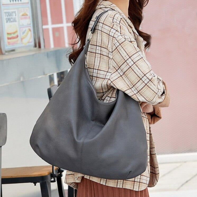 LeatherEase Bag - Luxe Leather Shoulder Bag for Everyday Wear