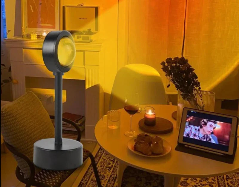 GlowSphere - Sunset Lamp with 4 Color Modes