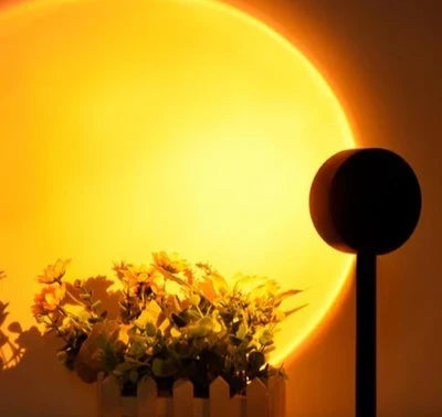 GlowSphere - Sunset Lamp with 4 Color Modes