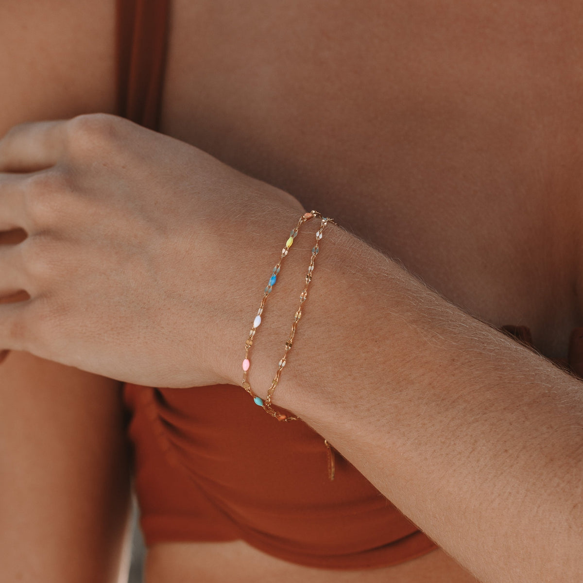 Ruvellyn - Rainbow Dainty Bracelet