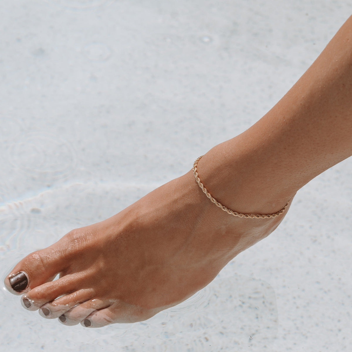 Lisa - Elegant Minimalist Ankle Bracelet for Women
