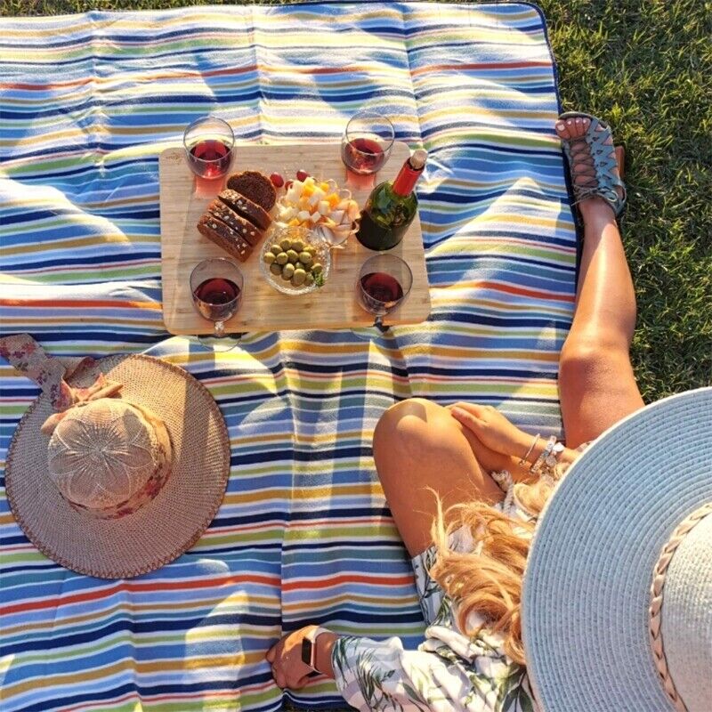WoodenWine RackTable - Stylish Portable Wine Table for Outdoor Entertaining