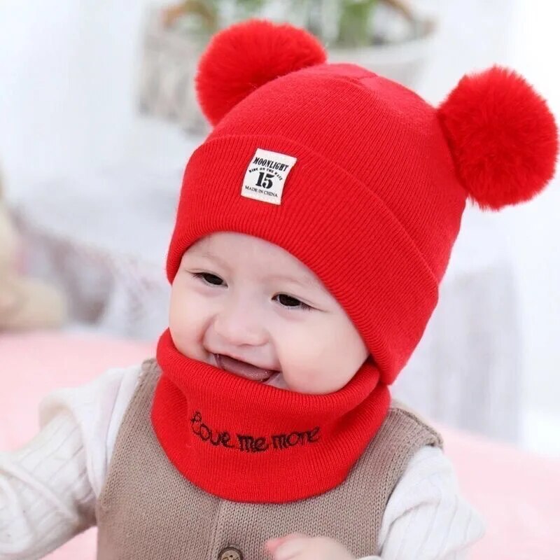 CozySnow - Trendy Kids Beanie with Pompom