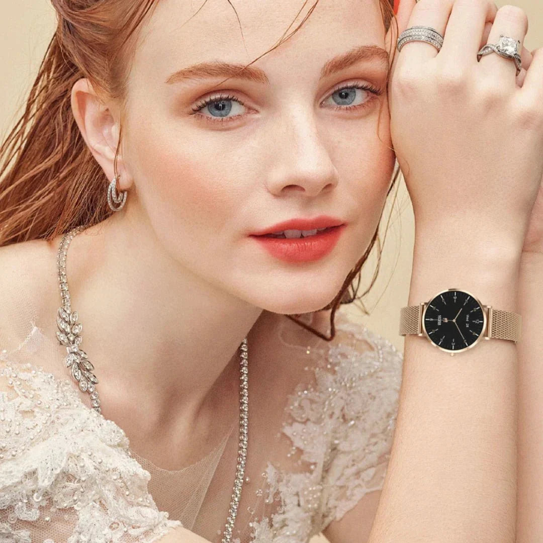 SlimFit Grace - Slim Smartwatch for Health Tracking and Connectivity