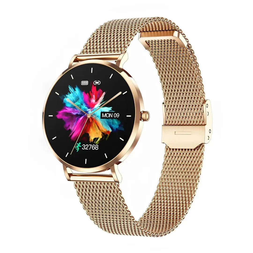 SlimFit Grace - Slim Smartwatch for Health Tracking and Connectivity