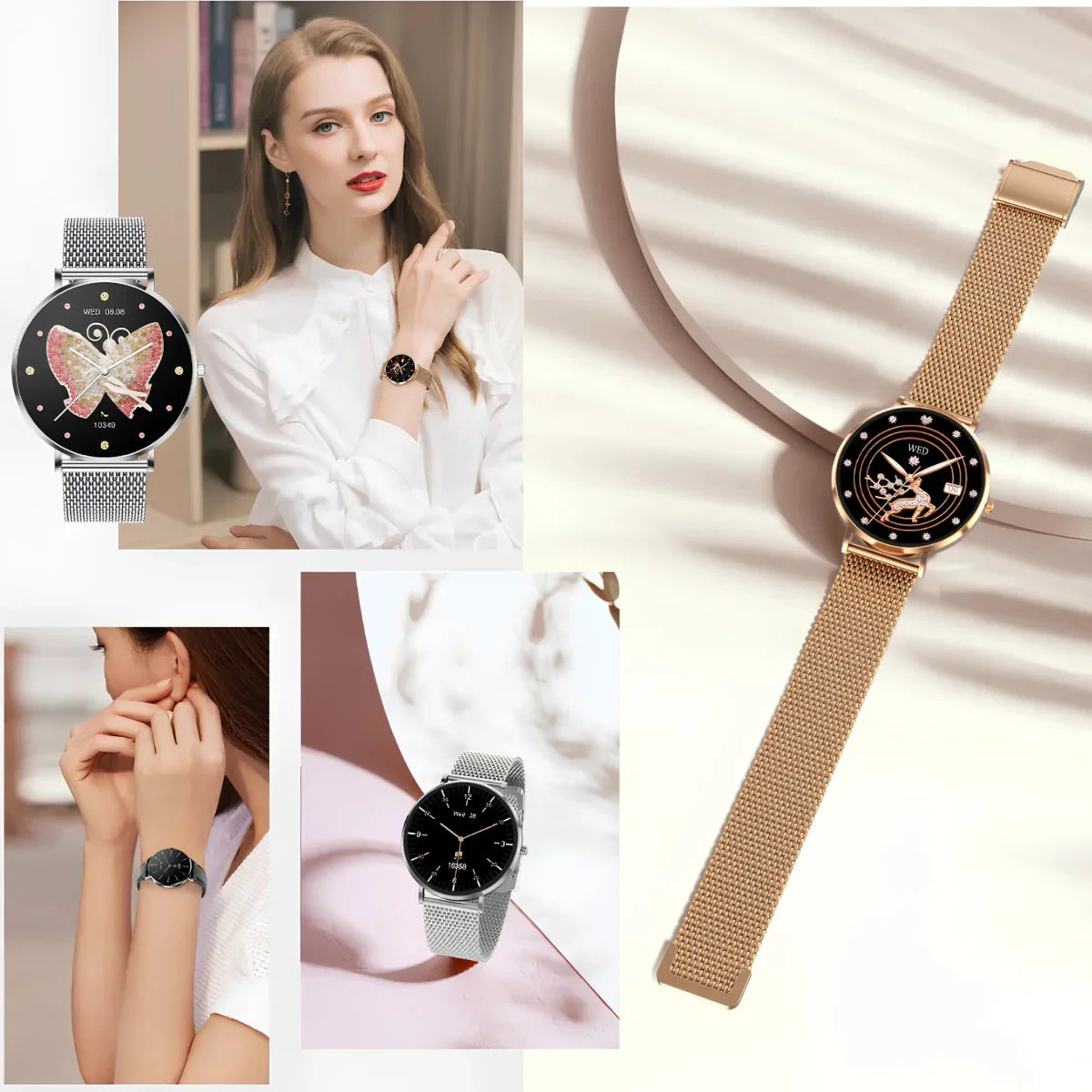 StyleFit Luxe - Elegant Ultra-Thin Smartwatch