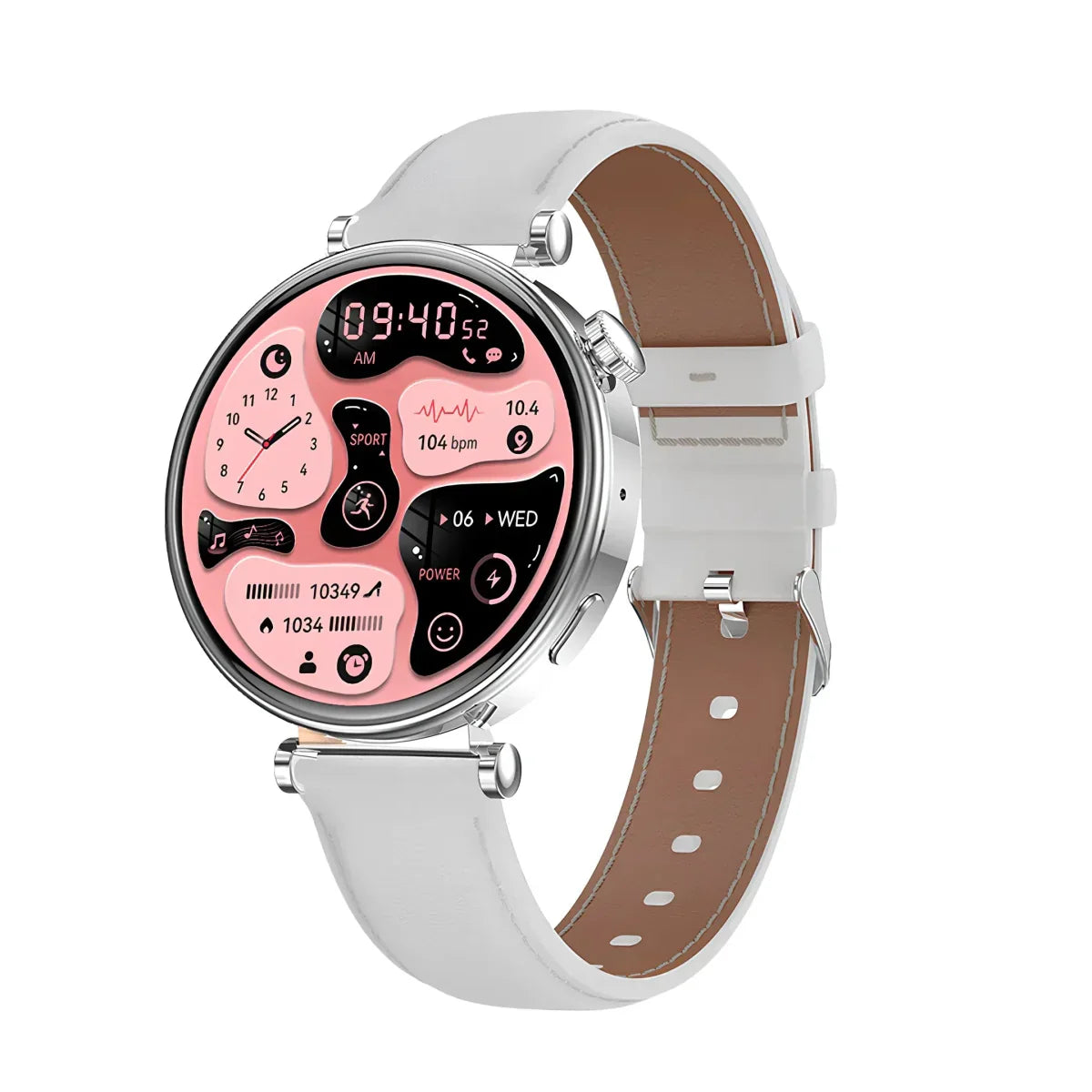 LuxeFit Aura - Elegant Health and Style Smartwatch
