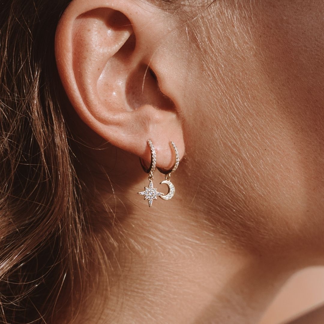 Ohalia - Moon and Star Earrings for Everyday Magic