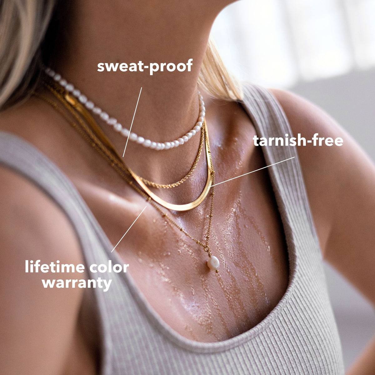 Anisa Baroque Pearl Pendant Necklace - Timeless Everyday Elegance